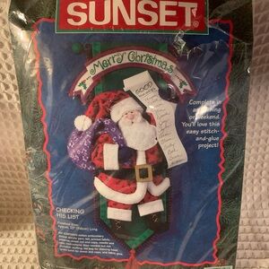 Dimensions Christmas Santa Craft Kit